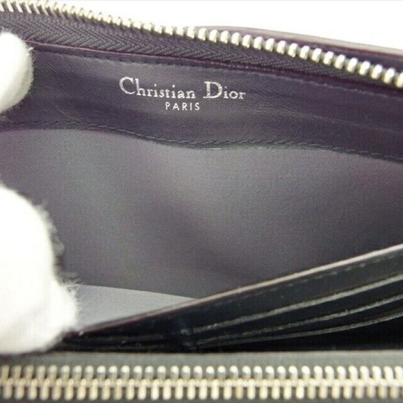 Authenticity guaranteed USED Dior wallet x leather - Picture 6 of 10